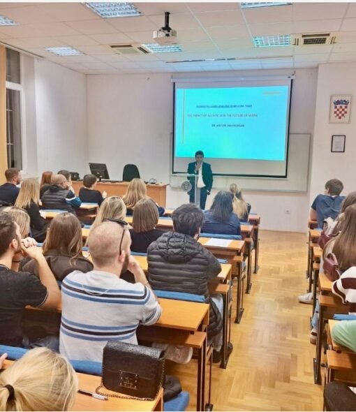Guest lecture by Dr Anton Ravindran at the University of Zadar